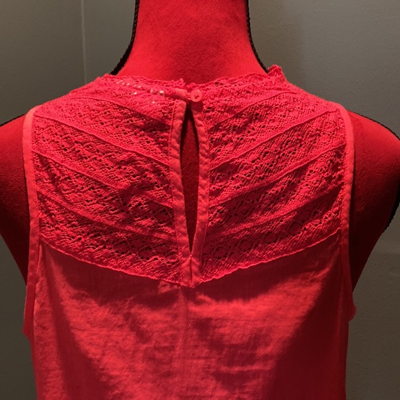 Gap Coral Cotton Top Size Small - Picture 6 of 13